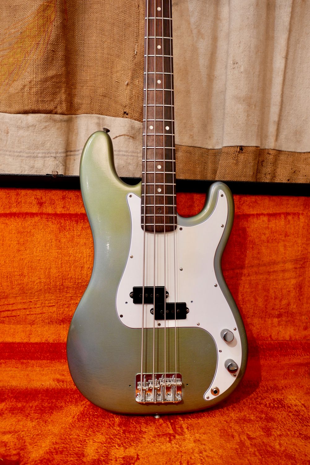 1966 Fender Precision Bass Ice Blue Metallic Refin