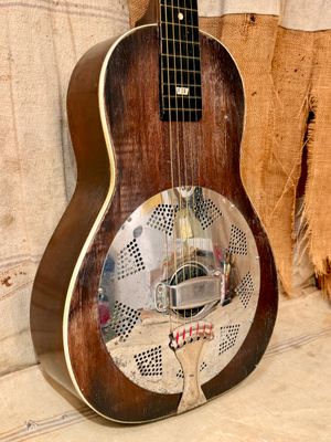 1930s Rexo by Regal VII Wood Body Resonator with Pickup-Electric