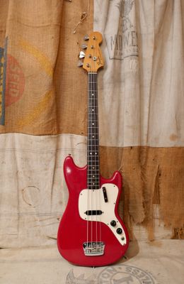 1971 Fender Musicmaster Bass Red