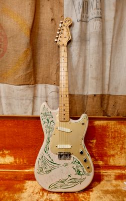1958 Fender Duo Sonic Desert Sand Pinstriped / Painted