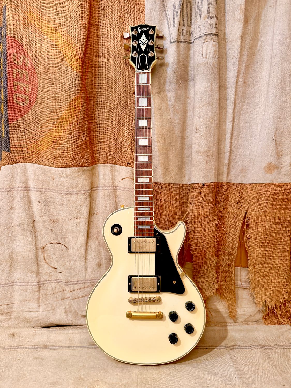 1987 Greco EGC-600 White LP Les Paul Style