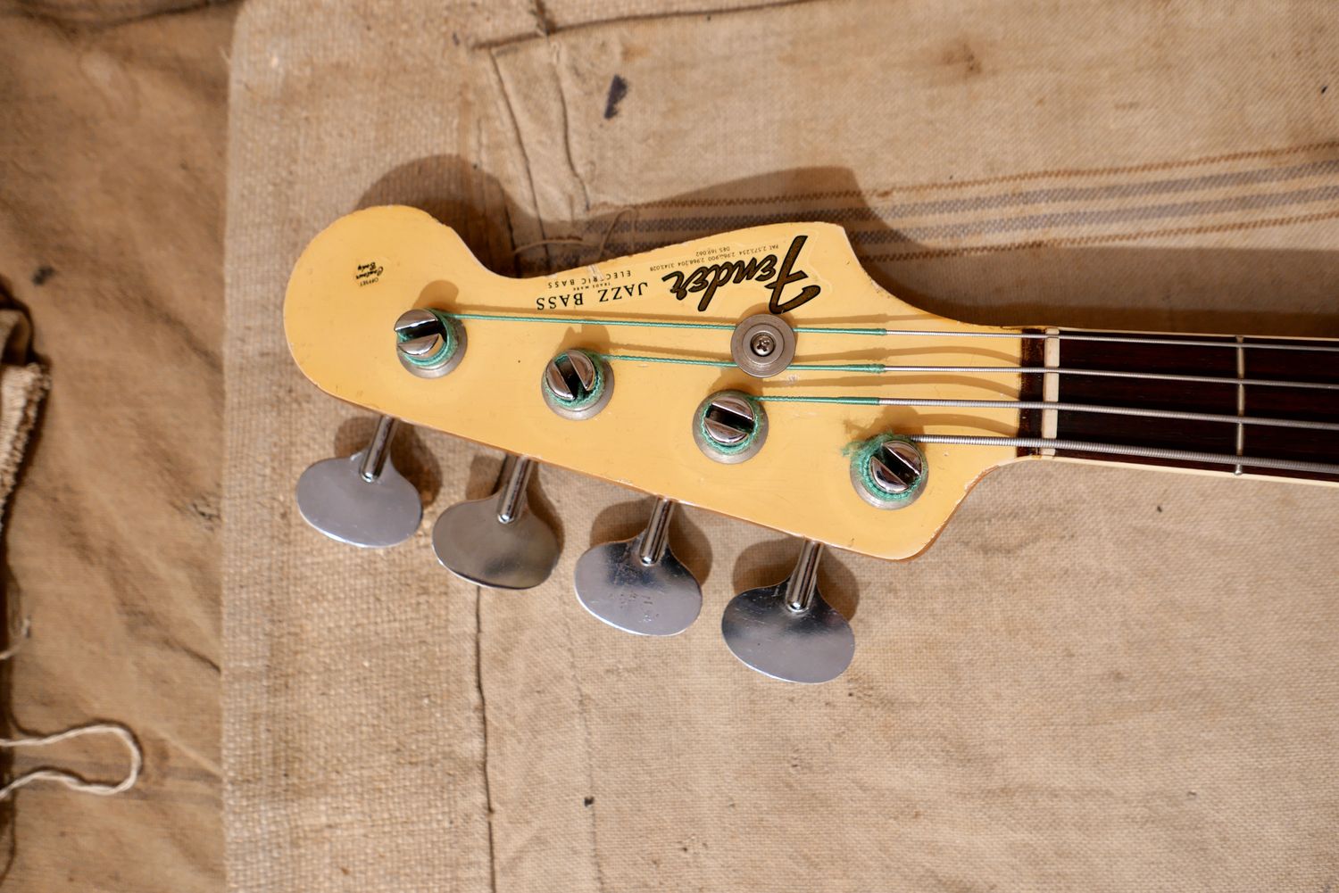1966 Fender Jazz Bass Olympic White