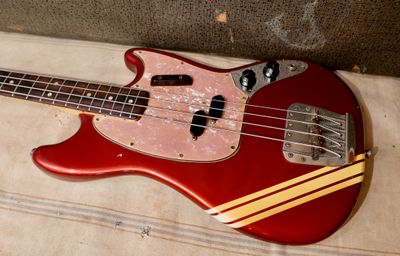 1970 Fender Mustang Bass Competition Red