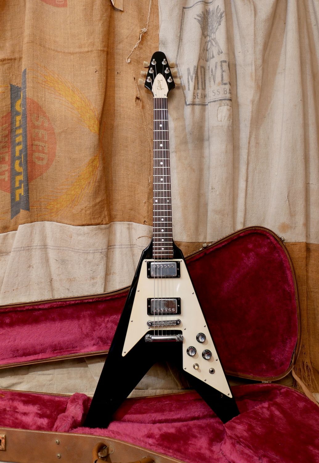 1978 Gibson Flying V Black