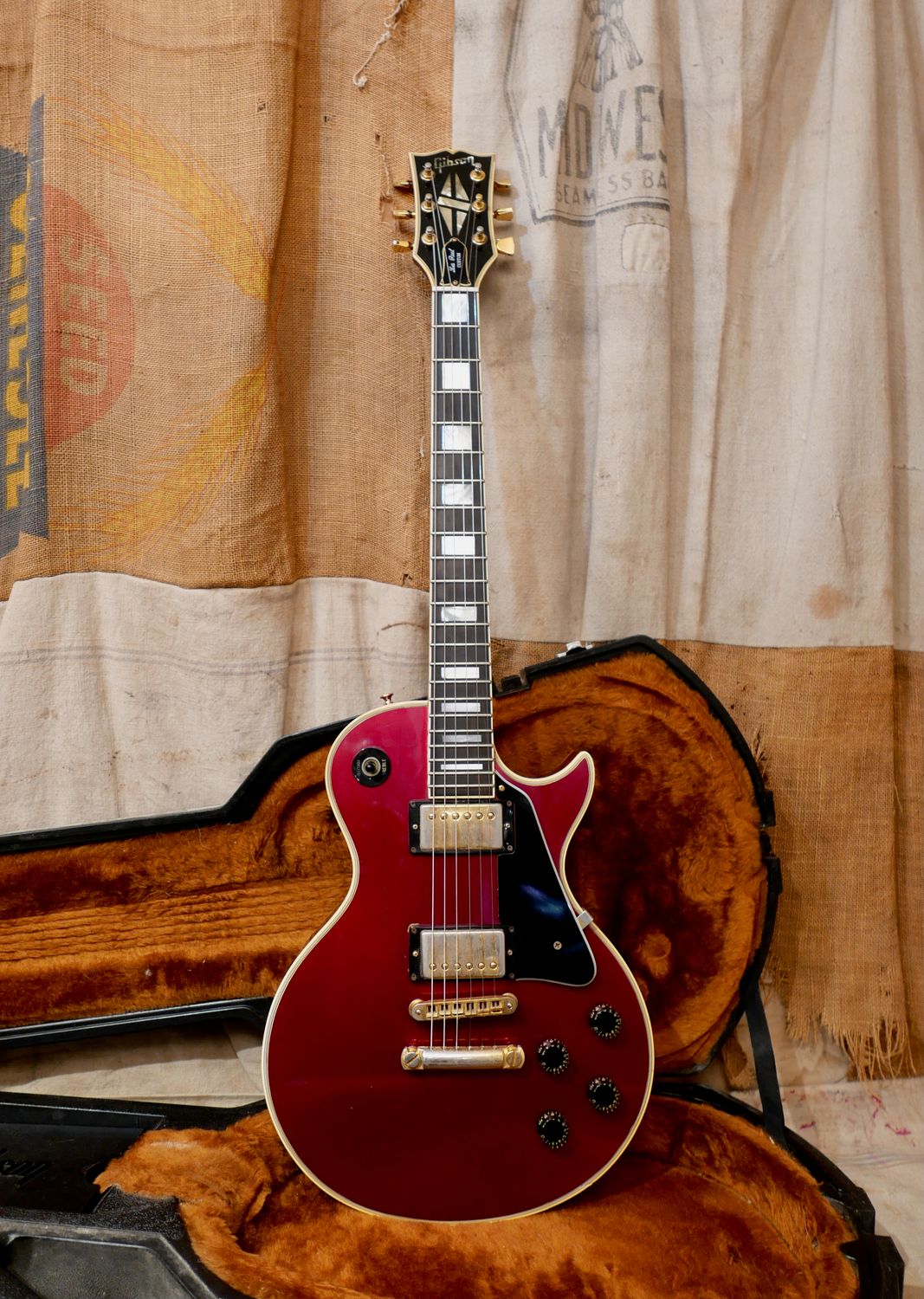 1981 Gibson Les Paul Custom Metallic Red