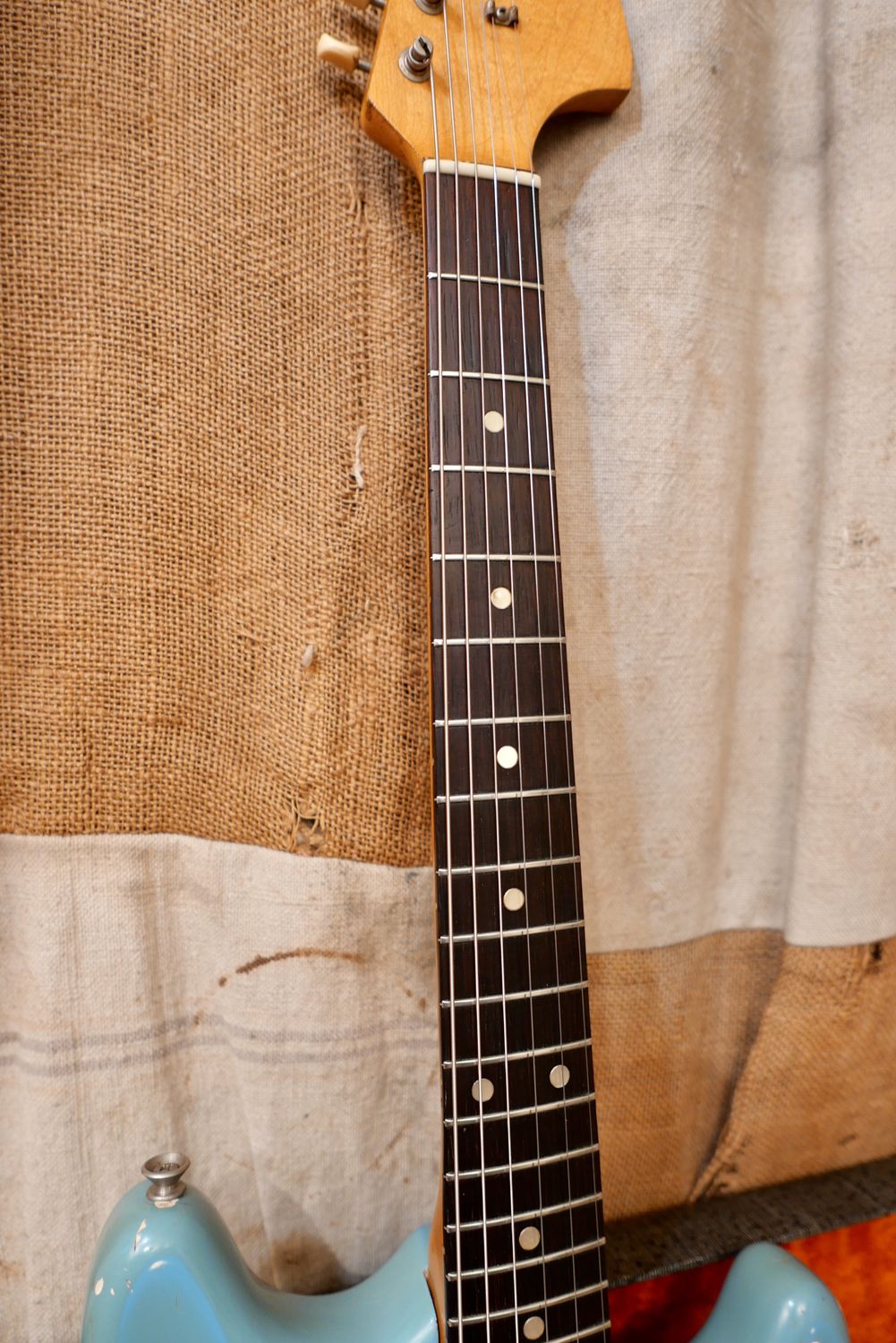 1965 Fender Musicmaster II Short Scale Blue