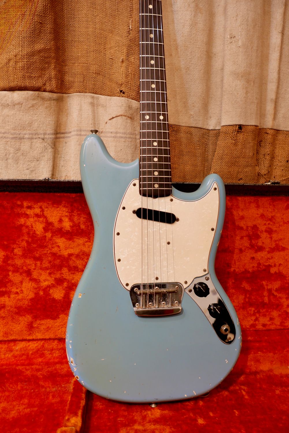 1965 Fender Musicmaster II Short Scale Blue
