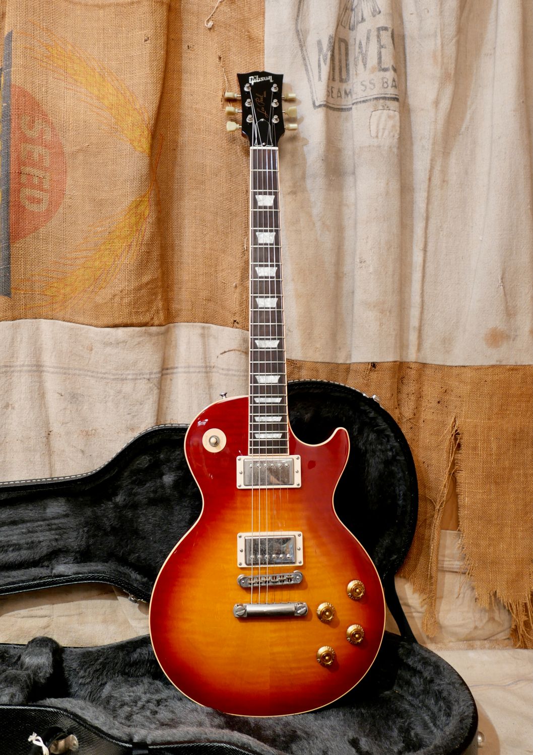 2005 Gibson Les Paul Standard Plus Cherry Sunburst