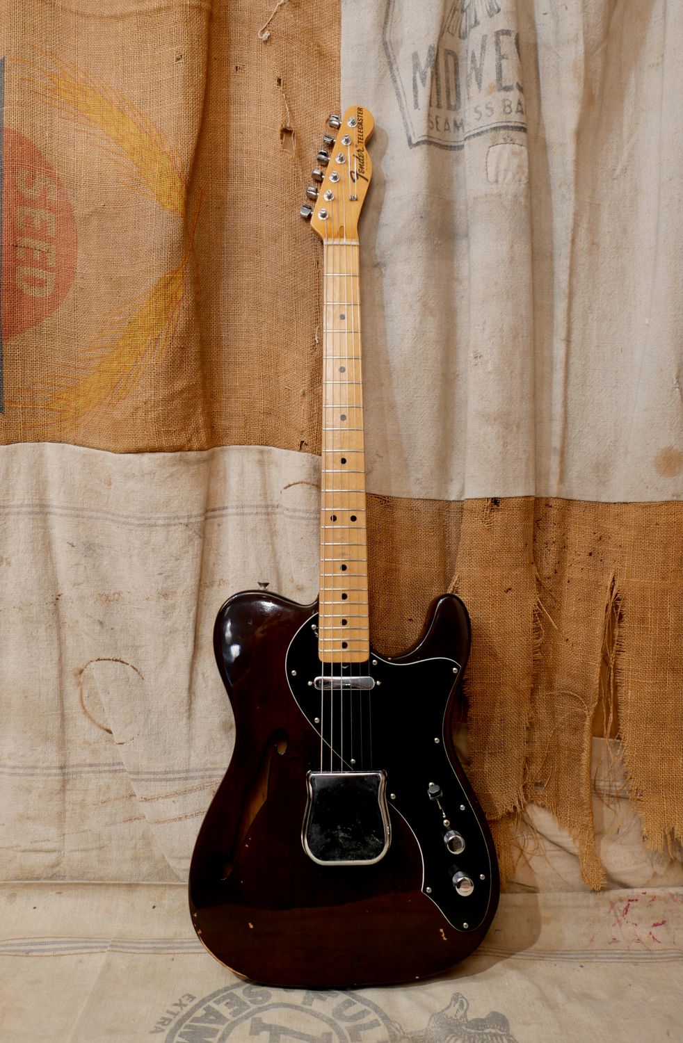 1972 Fender Telecaster Thinline Refin Walnut
