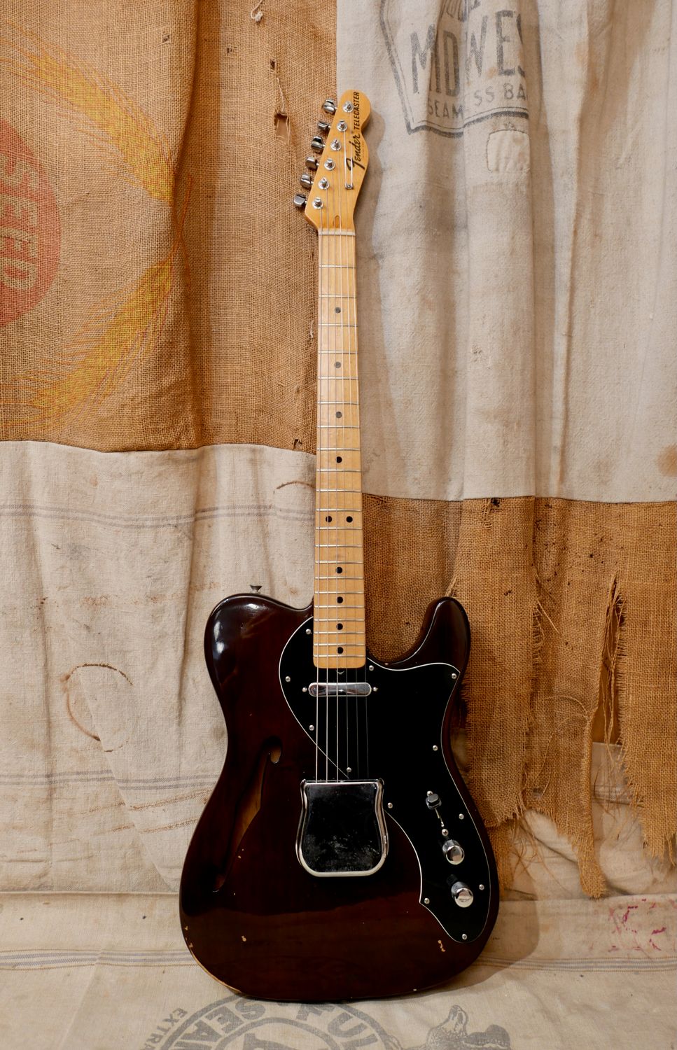 1972 Fender Telecaster Thinline Refin Walnut