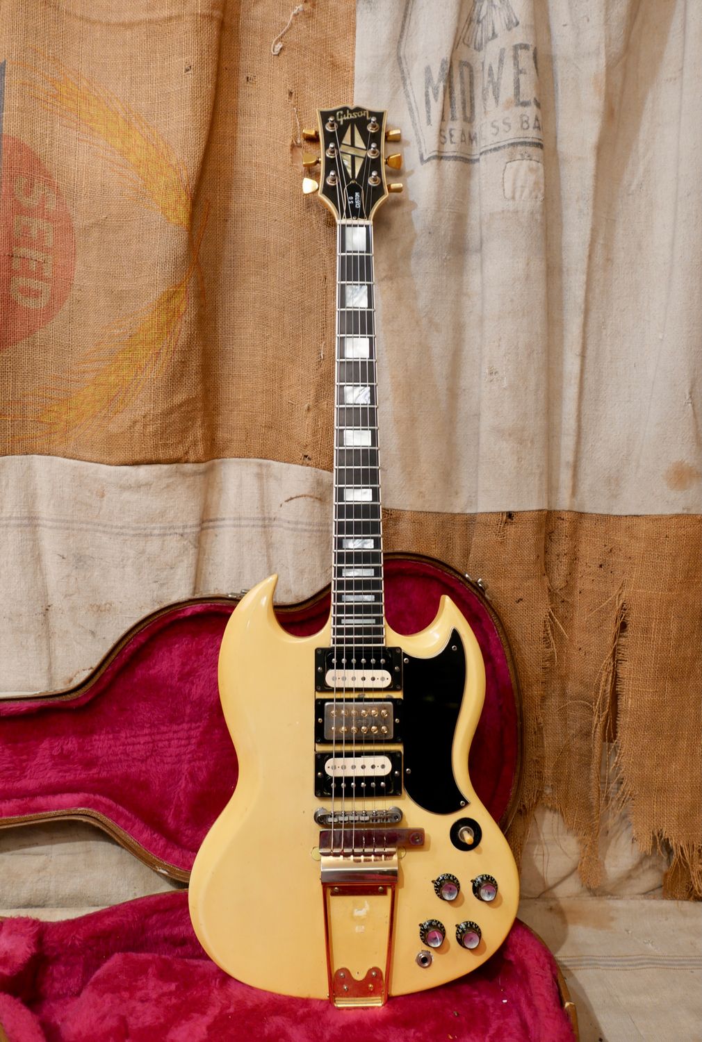 1976 Gibson SG Custom White Modified