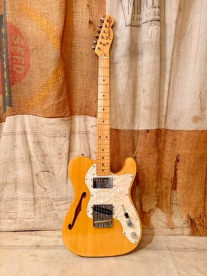 1989 Fender MIJ Thinline Telecaster Natural Modified TN-72