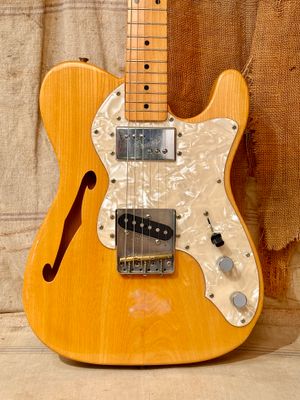 1989 Fender MIJ Thinline Telecaster Natural Modified TN-72