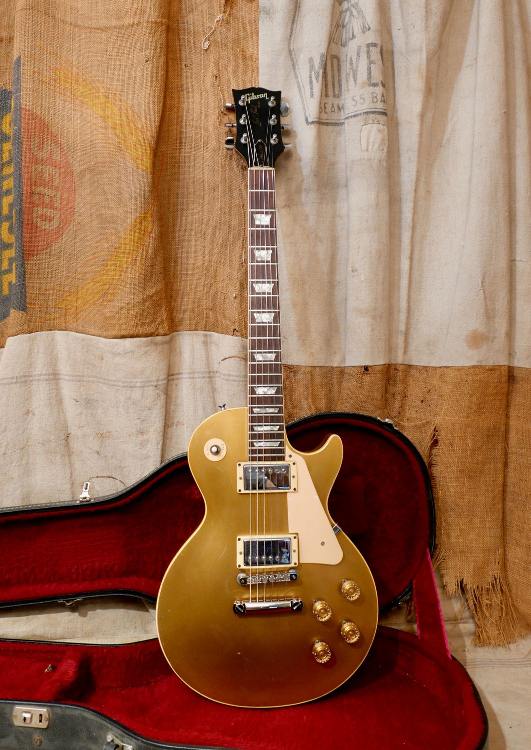 1972 Gibson Les Paul Deluxe Goldtop w/Full Size HB's