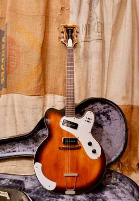 1960&#39;s R.C. Allen Custom &quot;Mosrite Style&quot; Electric Guitar Sunburst