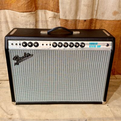 2020 Fender &#39;68 Custom Vibrolux Reissue Silver Panel w/cover
