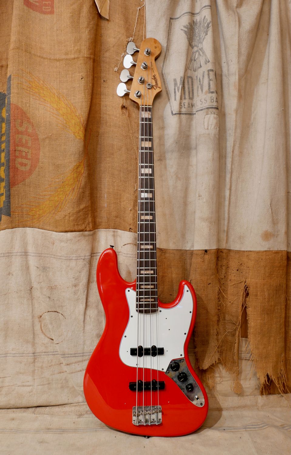 1966 Fender Jazz Bass Red Refin