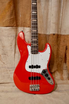 1966 Fender Jazz Bass Red Refin