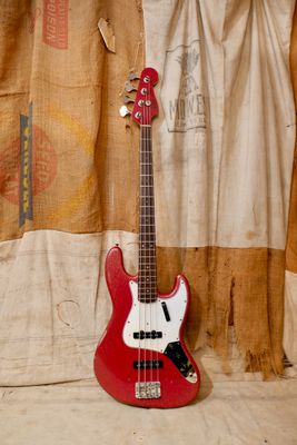 1964 Fender Jazz Bass Red Sparkle Refin