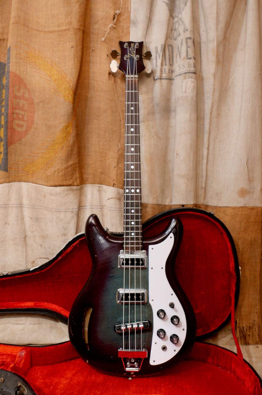 1968 Kustom K200 Bass Wineburst K-200