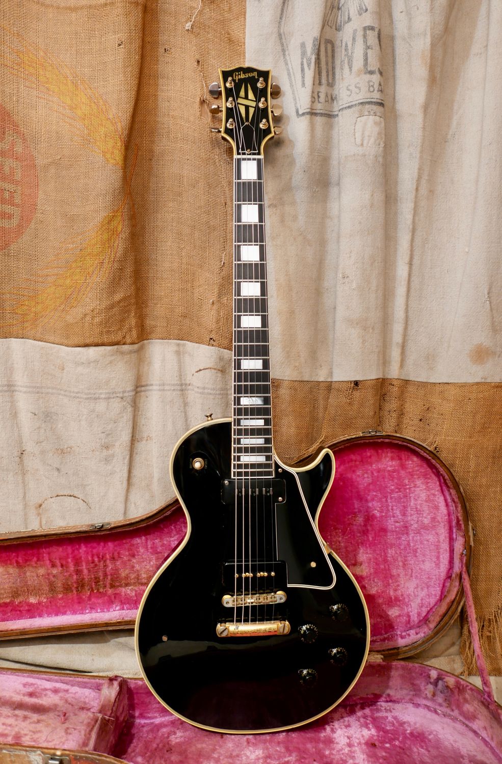 1955 Gibson Les Paul Custom Black Refin