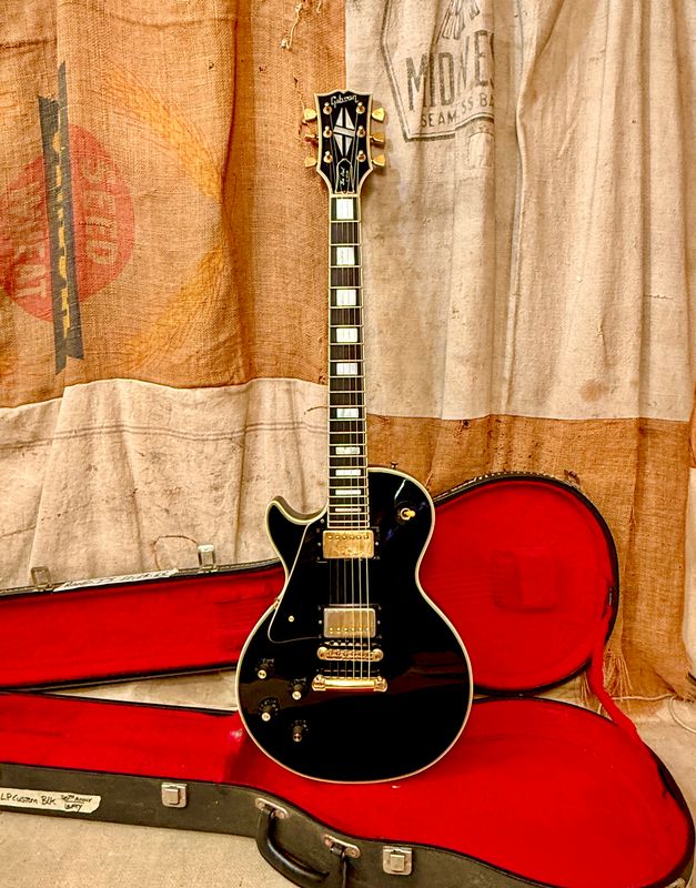 1974 20th Anniversary Gibson Les Paul Custom Lefty Black