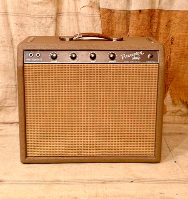 1963 Fender Princeton Amplifier Brown 6G2