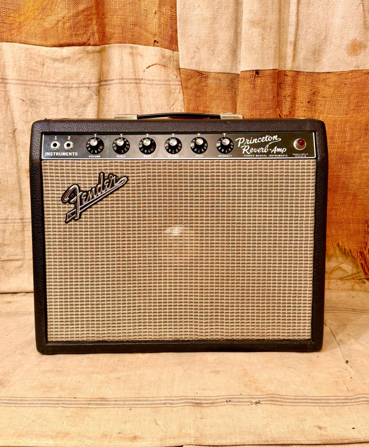 1965 Fender Princeton Reverb Black Panel
