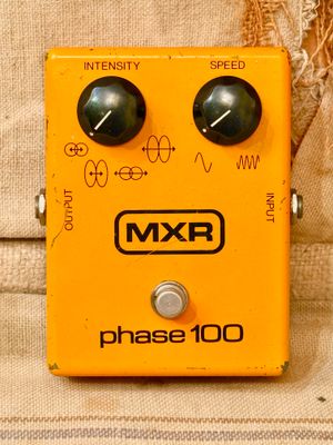 1977 MXR Phase 100 Phasor Block Logo