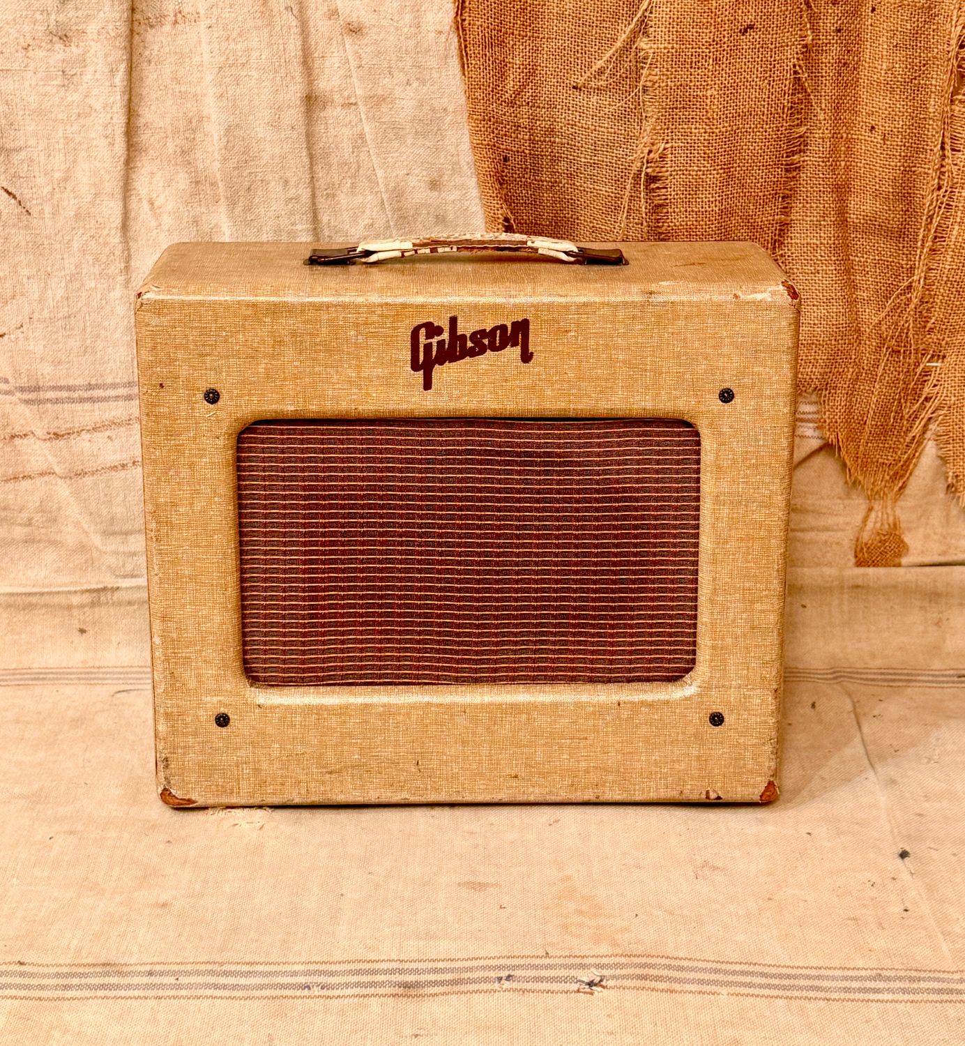 1955 Gibson GA-5 Les Paul Junior Amplifier Tan-Tween GA5 LP Jr