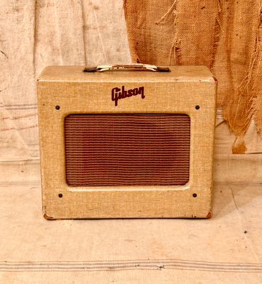 1955 Gibson GA-5 Les Paul Junior Amplifier Tan-Tween GA5 LP Jr
