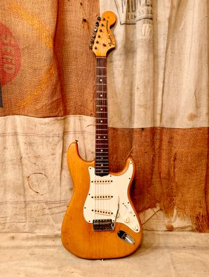 1970 Fender Stratocaster Natural Refin 4 Bolt