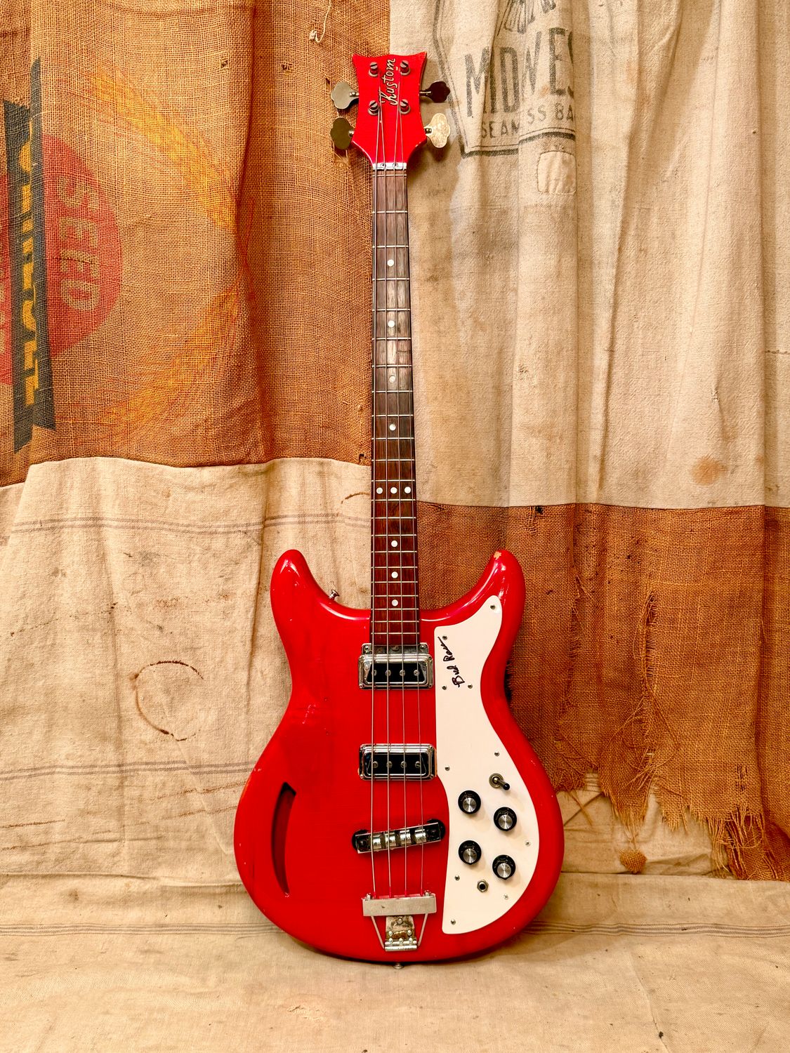1968 Kustom K200 Bass Red K-200