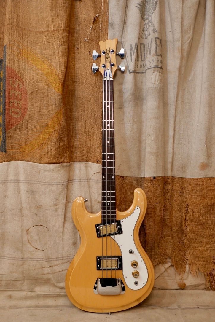1970's Univox Hi-Flier Bass Natural