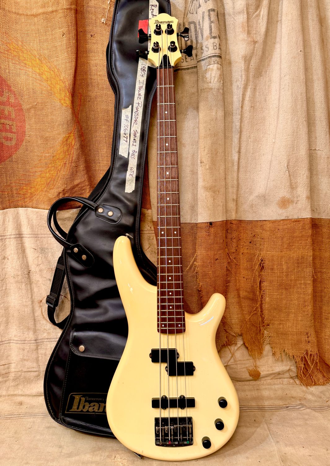 1984 Ibanez Roadstar II White RB-850 Bass Guitar