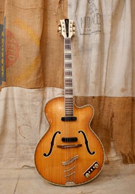 1960's Hofner Model 463  Archtop Electric Natural