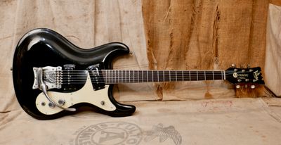 1964 Mosrite Ventures Vibramute Black