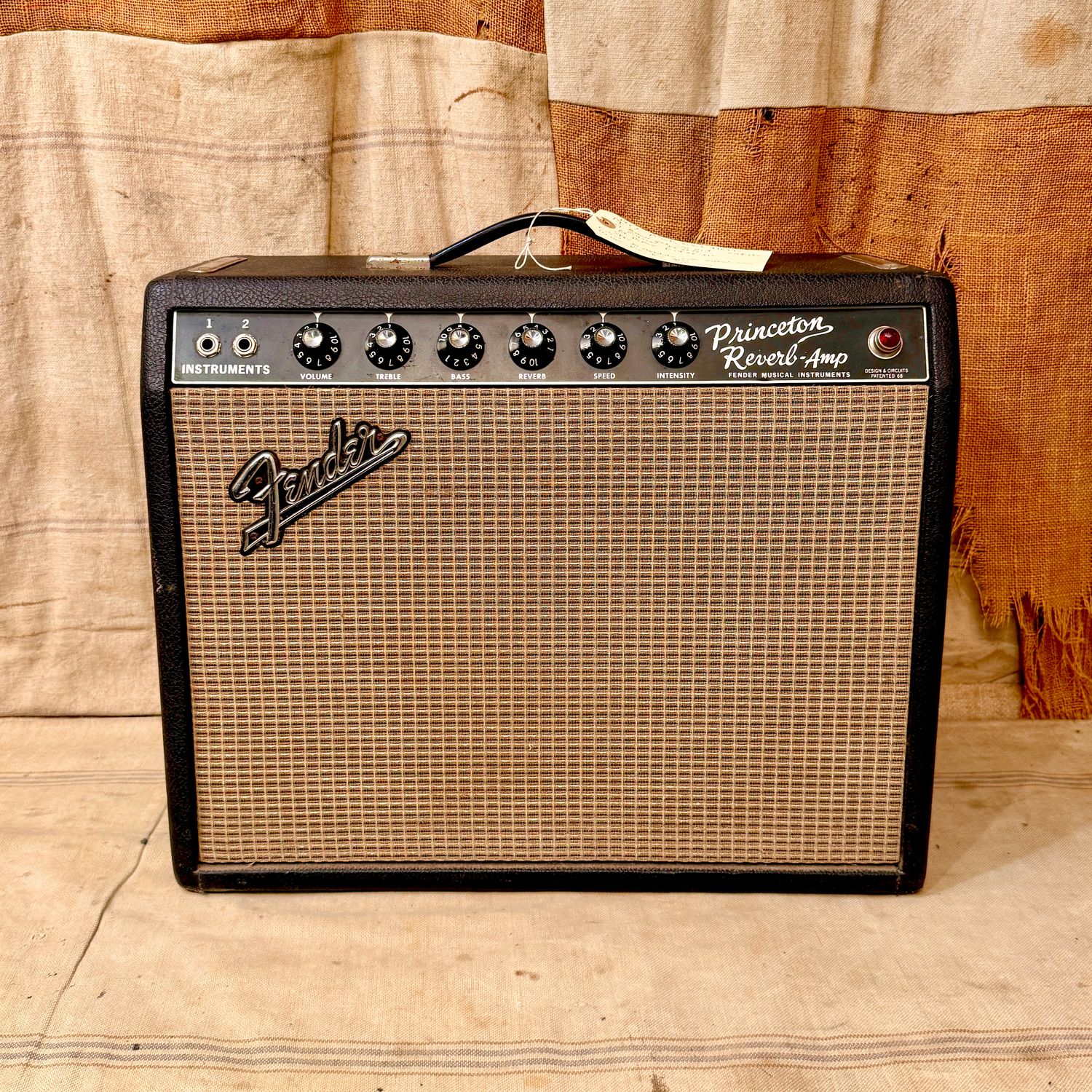 1967 Fender Princeton Reverb Black Panel