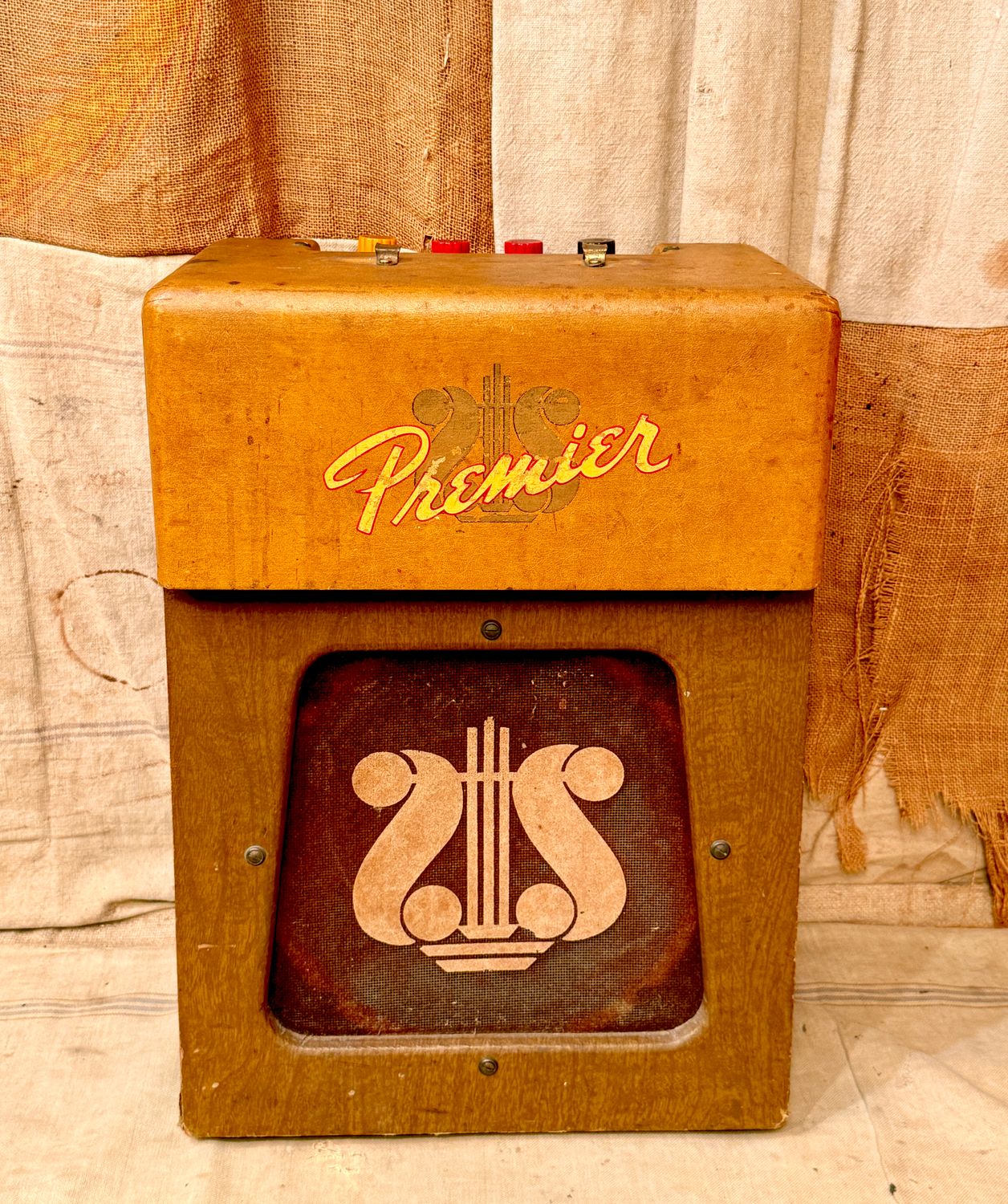 1953 Premier Multivox 120 Two Tone Brown Amplifier