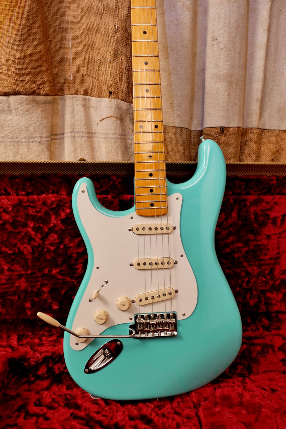 2023 Fender AVRI '57 Stratocaster Lefty Seafoam Green