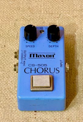 1981 Maxon CS-505 Chorus Effector Pedal (Small box)