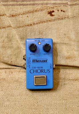 1981 Maxon CS-505 Chorus Effector Pedal (Small box)