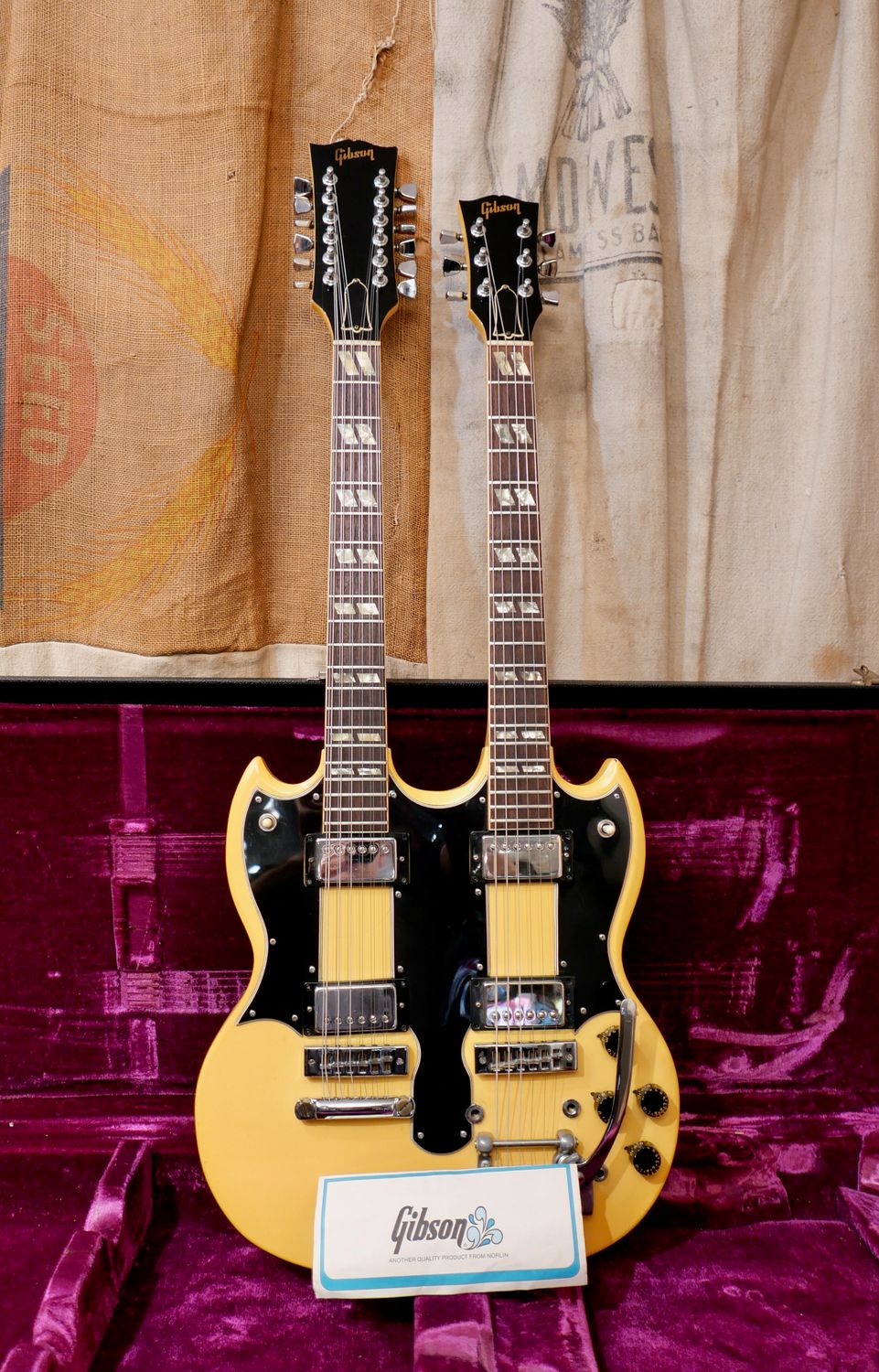 1976 Gibson Double Neck EDS-1275 White