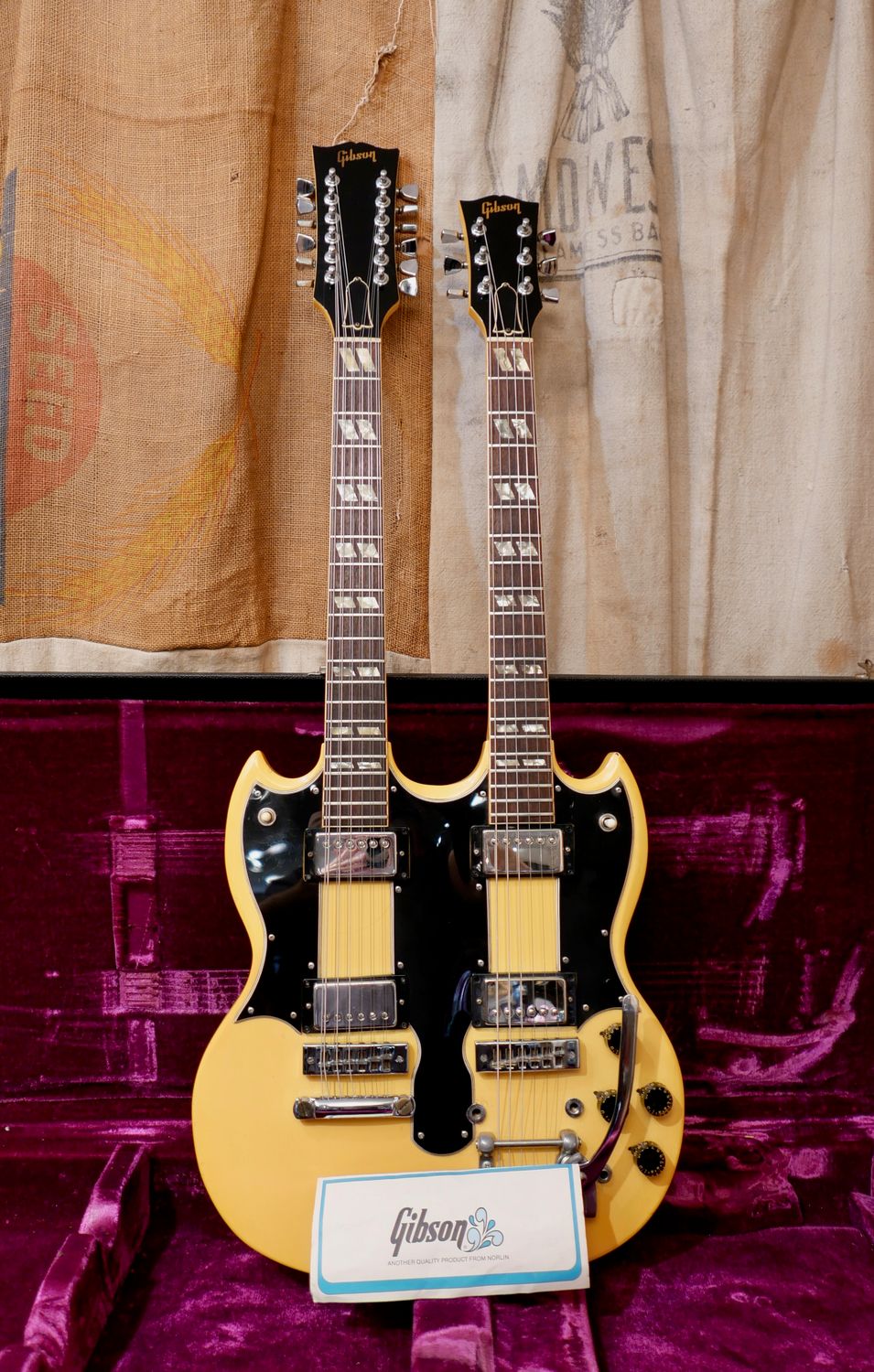 1976 Gibson Double Neck EDS-1275 White