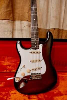1965 Fender Stratocaster Dark Sunburst Refin Lefty