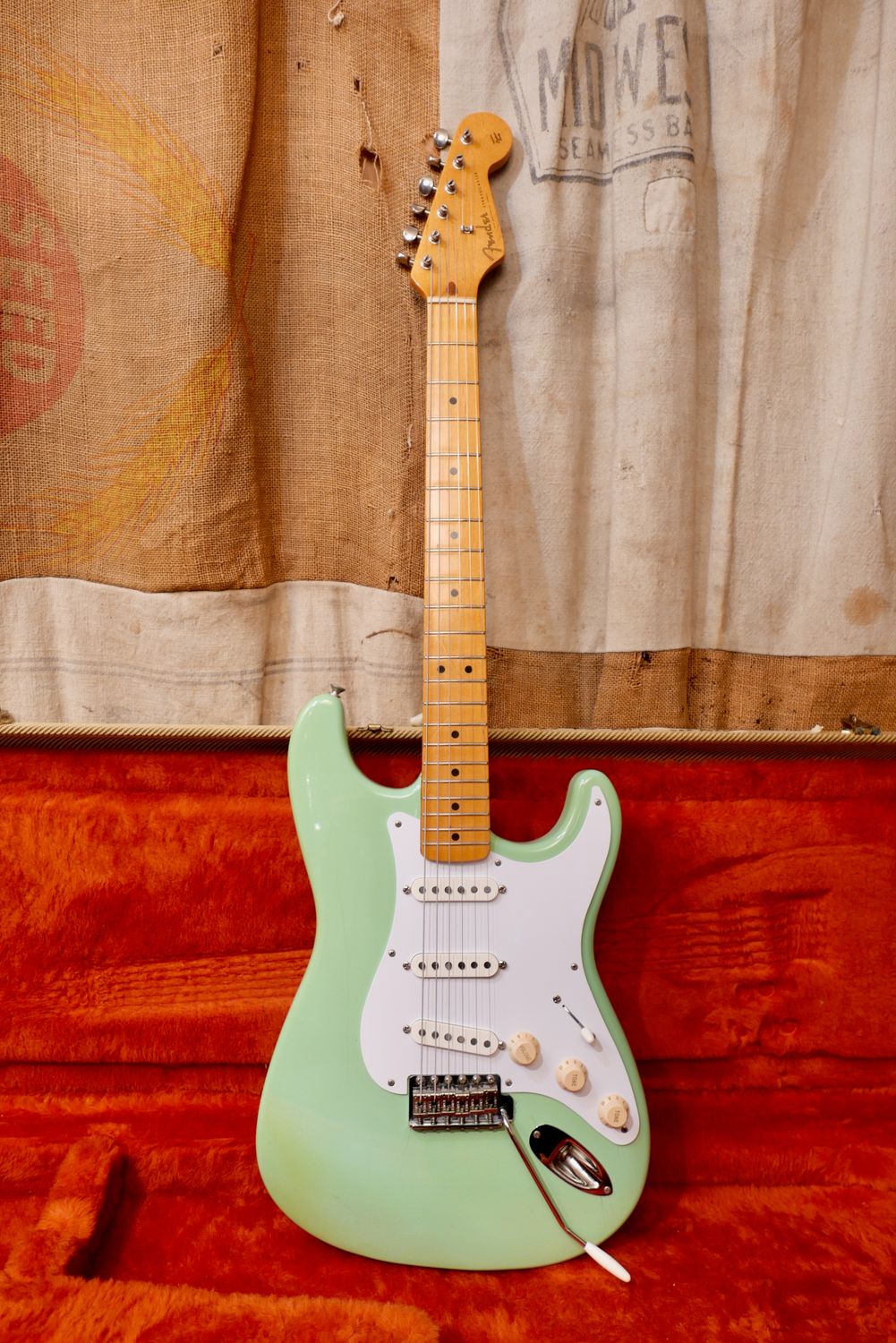 1990 Fender '57 RI Stratocaster American Vintage Seafoam Green