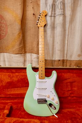 1990 Fender '57 RI Stratocaster American Vintage Seafoam Green
