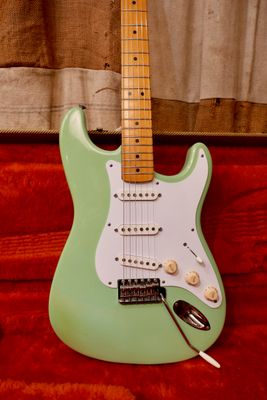 1990 Fender '57 RI Stratocaster American Vintage Seafoam Green