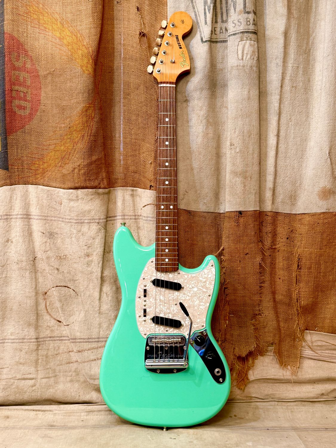 2017 Fender MIJ Traditional 60s Mustang Surf Green