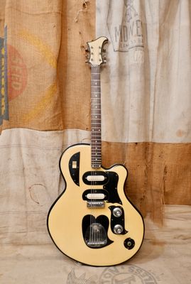 ~1960 Doc Kauffman Kremo Kustom Guitar-Cream-White-